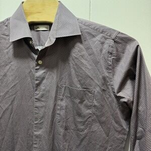 Peter Millar Shirt Size Large Men's Long‎ Sleeve Button Up 100% Cotton